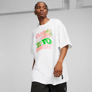 Playera de básquetbol para hombre The Future Is Scoot, PUMA White, extralarge
